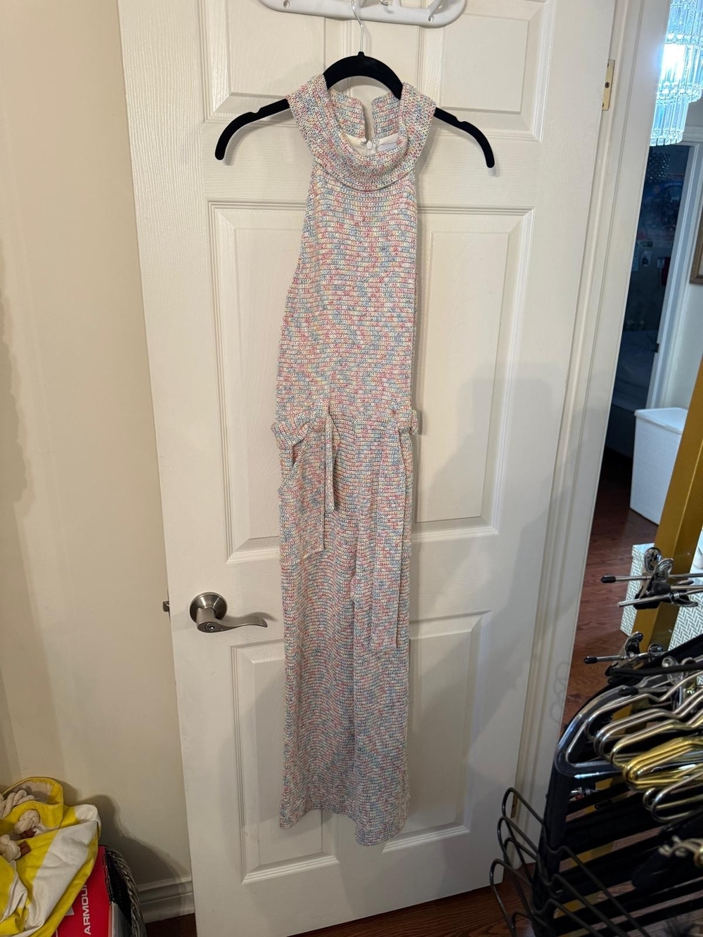 SAYLOR Pastel Speckle Knit Jumpsuit